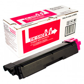 KYOCERA TK-590M тонер-картридж для ECOSYS P6026cdn, M6026cdn, M6026cidn, M6526cdn, M6526cidn, FS-C5250DN, FS-C2026MFP+, FS-C2126MFP+, FS-C2526MFP, FS-C2626MFP (пурпурный, 5000 стр)