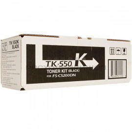 KYOCERA TK-550K тонер-картридж для FS-C5200DN (чёрный, 7000 стр)