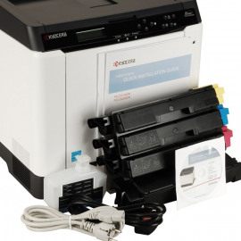 KYOCERA FS-C5150DN принтер лазерный цветной А4, 9600 x 600 dpi, 21 стр/мин чёрно-белой и цветной печати